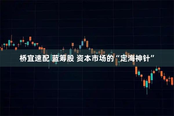 桥宜速配 蓝筹股 资本市场的“定海神针”