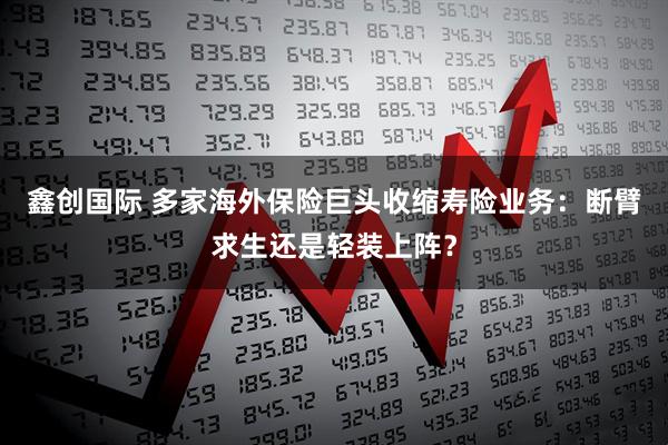 鑫创国际 多家海外保险巨头收缩寿险业务：断臂求生还是轻装上阵？